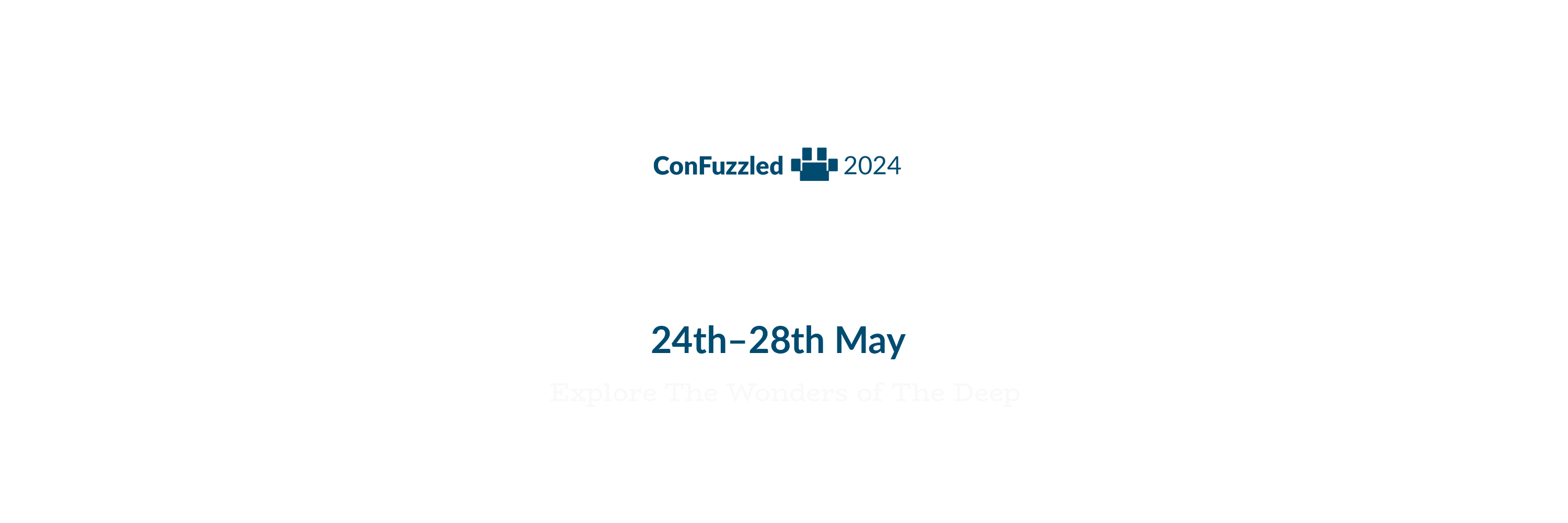 ConFuzzled 2024 Dylan's Ocean Odyssey 24th-28th May Explore The Wonders of The Deep